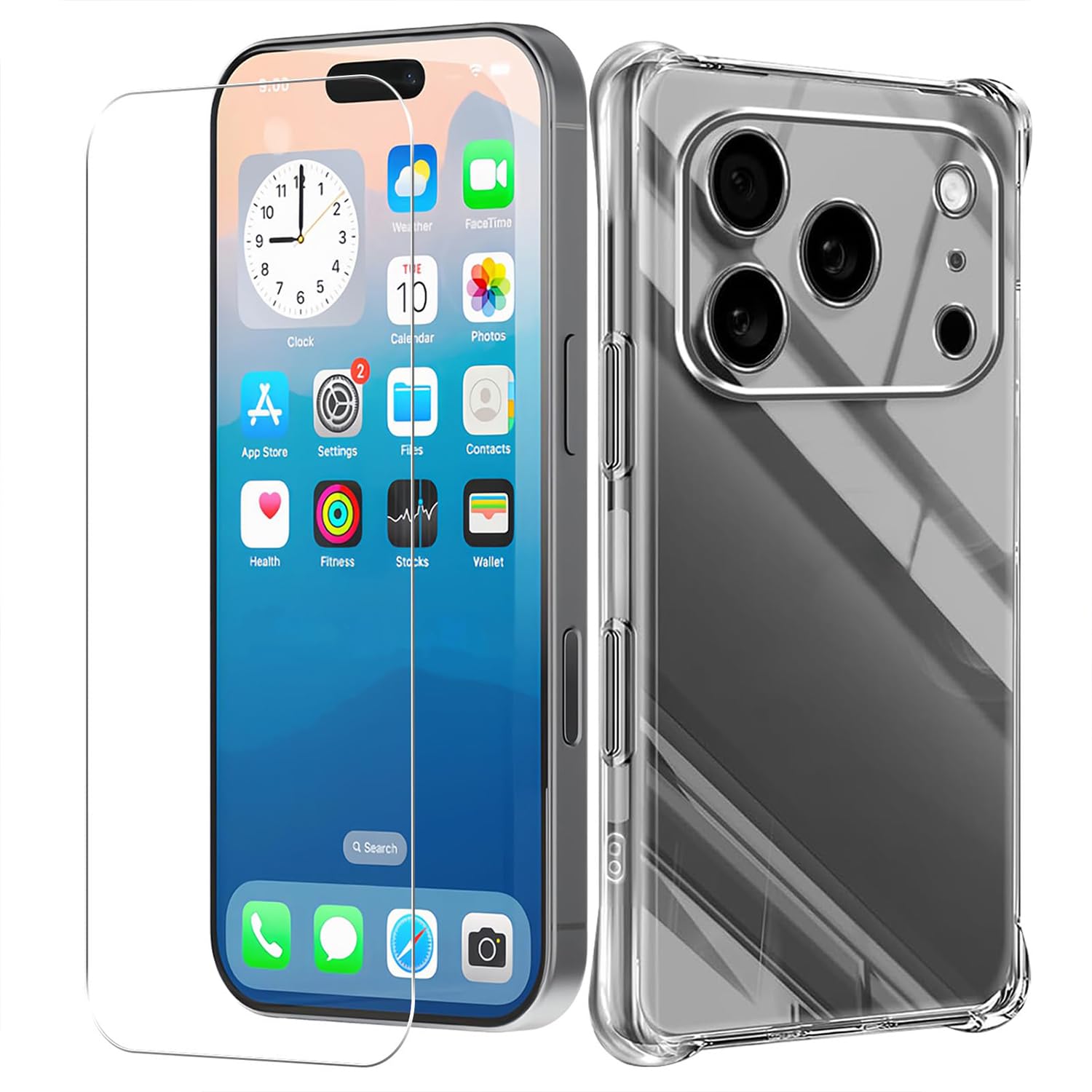 Amazon.co.jp: Tziciz 対応 iPhone 17 Pro Max ガラスフィルム +